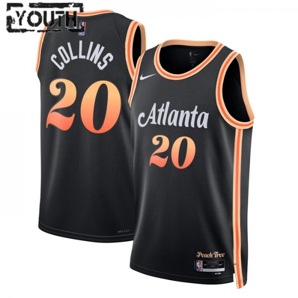 Atlanta Hawks Trikot John Collins 20 Nike 2022-23 City Edition Schwarz Swingman - Kinder Atlanta Hawks Trikot John Collins 20 Nike 2022-23 City Edition Schwarz Swingman - Kinder